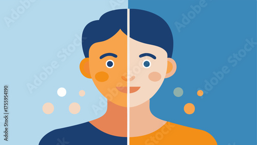 Before and After Face Two sidebyside faces showing before and after effects of exosomeenriched products highlighting enhanced texture luminosity and youthfulness.