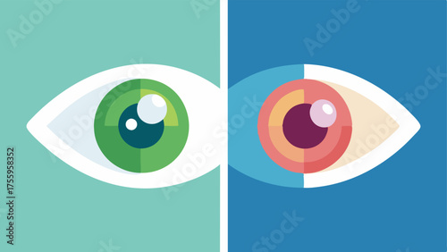 Before and After Comparison Two sidebyside illustrations of an eye – one with visible puffiness and the other with tight smooth skin after using a nanoparticleinfused cream.