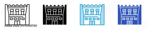 Hydroelectricity  Icon Set Multiple Style Collection