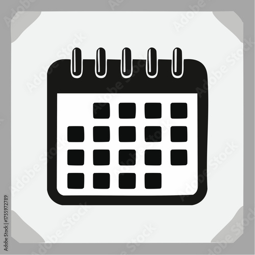Calendar or appointment schedule flat icon icon for apps and websites