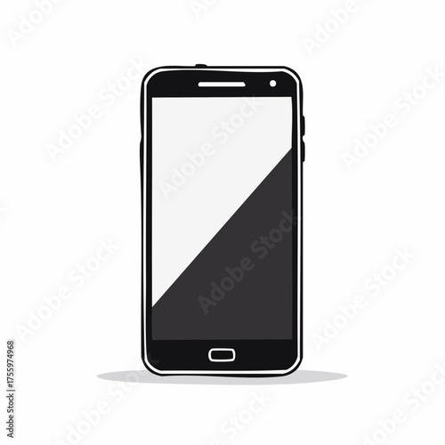 Smartphone / smart phone flat icon for websites