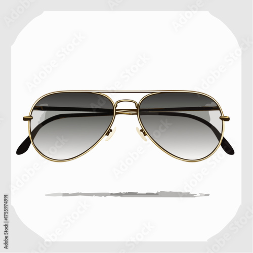 Aviator sunglasses / shades protective eyewear flat icon for apps and websites