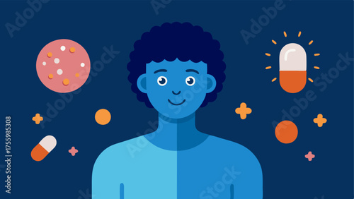 one showing dull skin and the other showing glowing healthy skin after using exosomeinfused supplements with the supplements in the background.