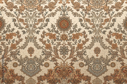 Digital artwork showcasing an exquisite Mughal-inspired frame