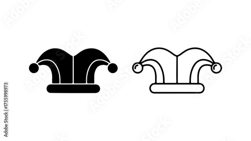 Jester hat with transparent background