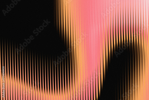 Vibrant gradient wallpaper and trending web banner design featuring abstract vertical lines and warm color palette