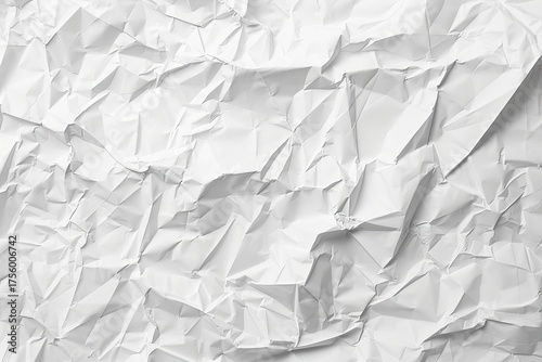 Crumpled paper texture; desktop backdrop with wrinkle details and shadows