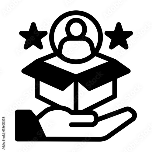 Delivery Process Package Management icon from the Customer Development icon collection (Mixed Style)