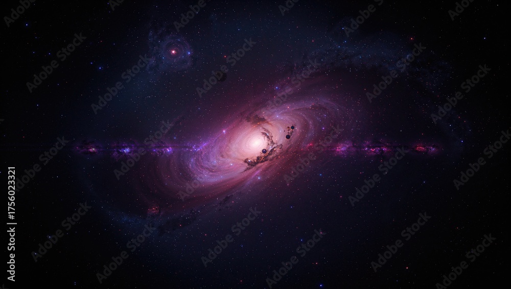 Obraz premium Vast cosmos. Stunning sci-fi visualization. Image components provided by a space agency.