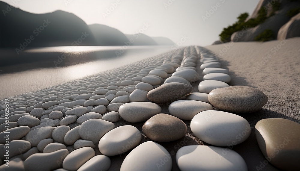 Obraz premium Row Pebbles