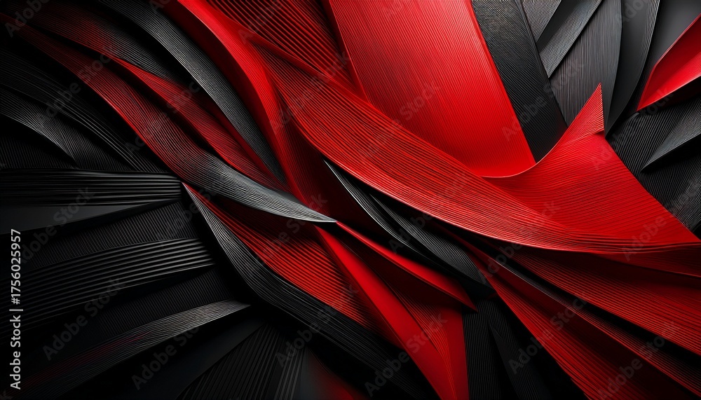 Obraz premium Red Black Abstract Background