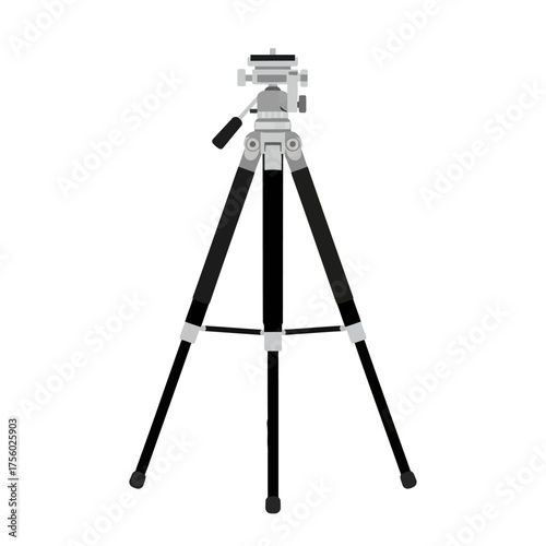 Professional photography tripod with adjustable height for stability and precision.