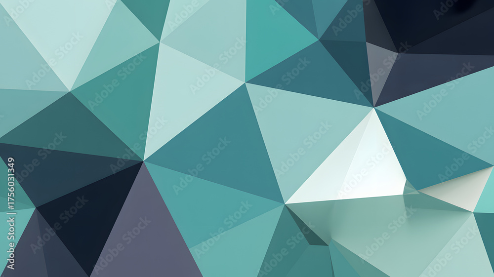 Fototapeta premium Abstract Geometric Lowpoly Background Wallpaper – Cool Triangles