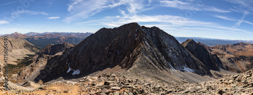 Tableau sur toile This scenic panorama features Colorado centennial thirteener Ice Mountain (13,960') located in the Sawatch Range near Buena Vista, Colorado