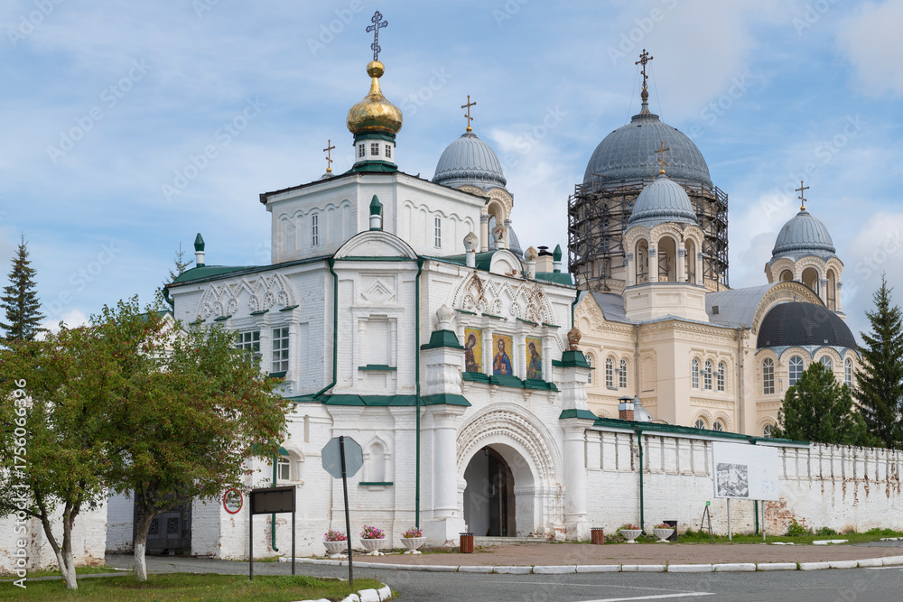 Fototapeta premium At the St. Nicholas monastery on a August day. Verkhoturye, Sverdlovsk region