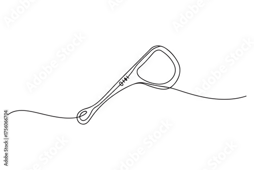 speculum icon. Thin linear style design. one line Icon drawing with white background