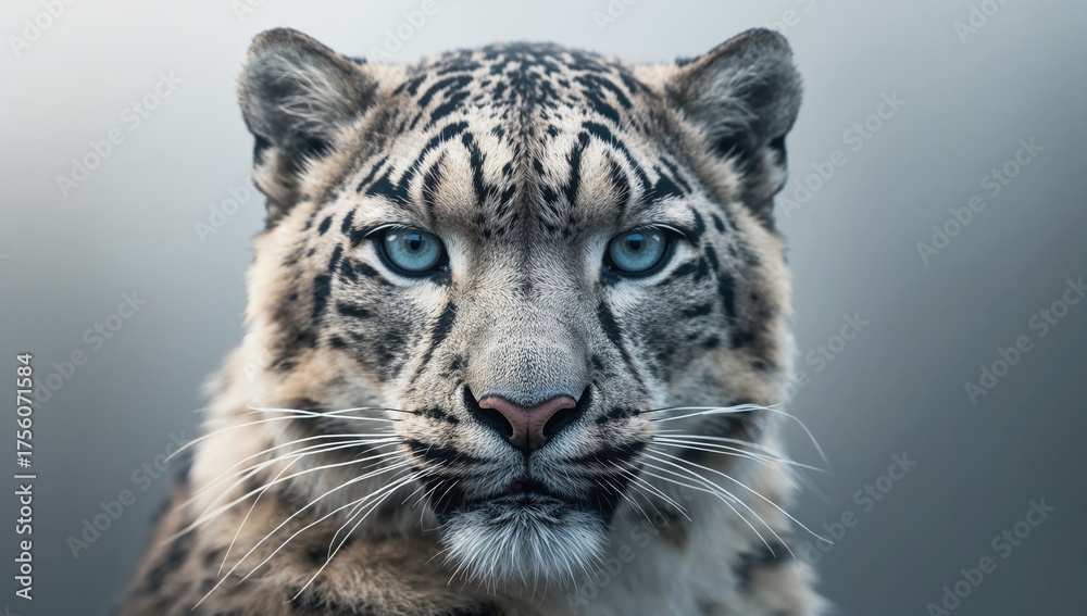 Fototapeta premium Portrait of a majestic spotted big cat