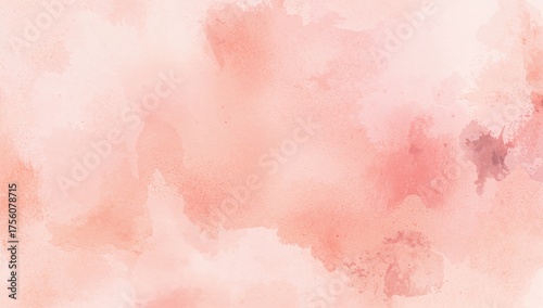 Pink shades abstract watercolor backdrop
