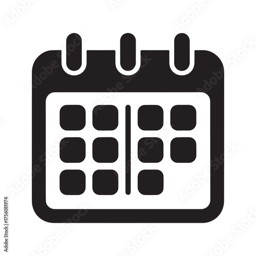 Task Management Daily Organizer Solid Icon