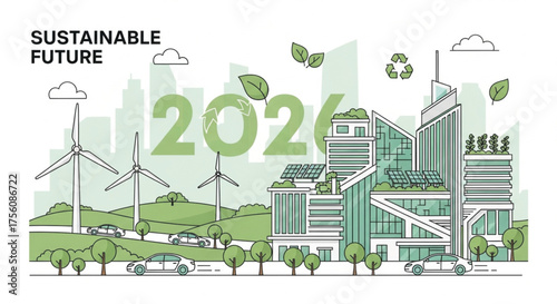 Business Growth Strategy and Innovation for 2026 Vector