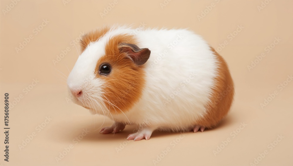 Fototapeta premium Small pet rodent known as a guinea pig