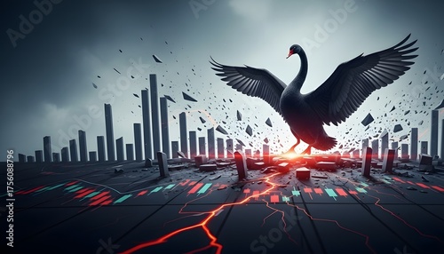Unforeseen Market Collapse A Black Swan Event Shattering Financial Stability and Economic Forecasts
