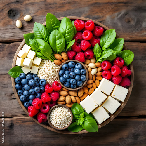 fresh fruit and berries