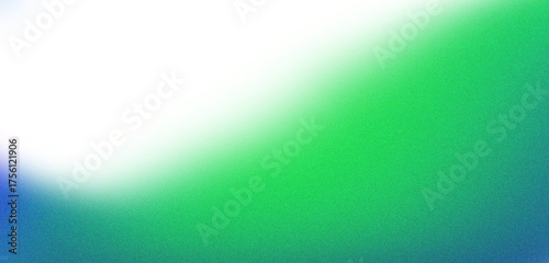 Abstract gradient swirl with vivid green blue and dark black hues isolated on transparent background