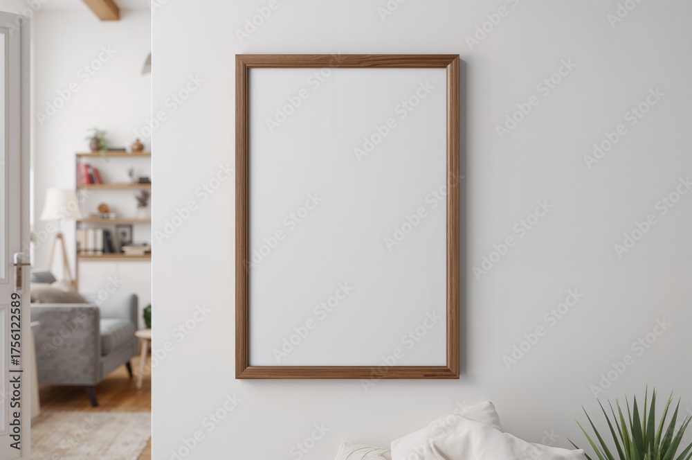 Fototapeta premium Interior Room Poster in a Frame