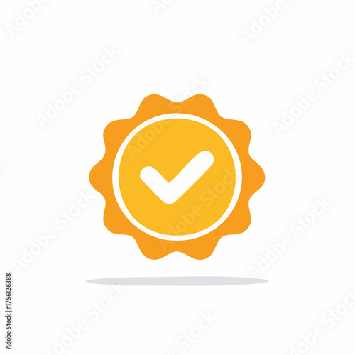 Approved Verified Checkmark Badge Symbol
