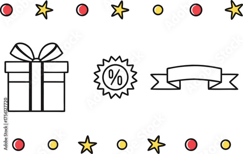 Boxing Day Illustration Set. Boxing Day Design Collection. Boxing Day Celebration Artwork. Boxing Day Sale Design Bundle. Boxing Day Holiday Illustration. Boxing Day Shopping Artwork. Winter Design