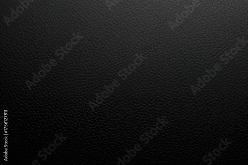 Wallpaper Mural Close-up shot of premium genuine leather in rich black, showcasing textures for furniture and automotive seats. Torontodigital.ca