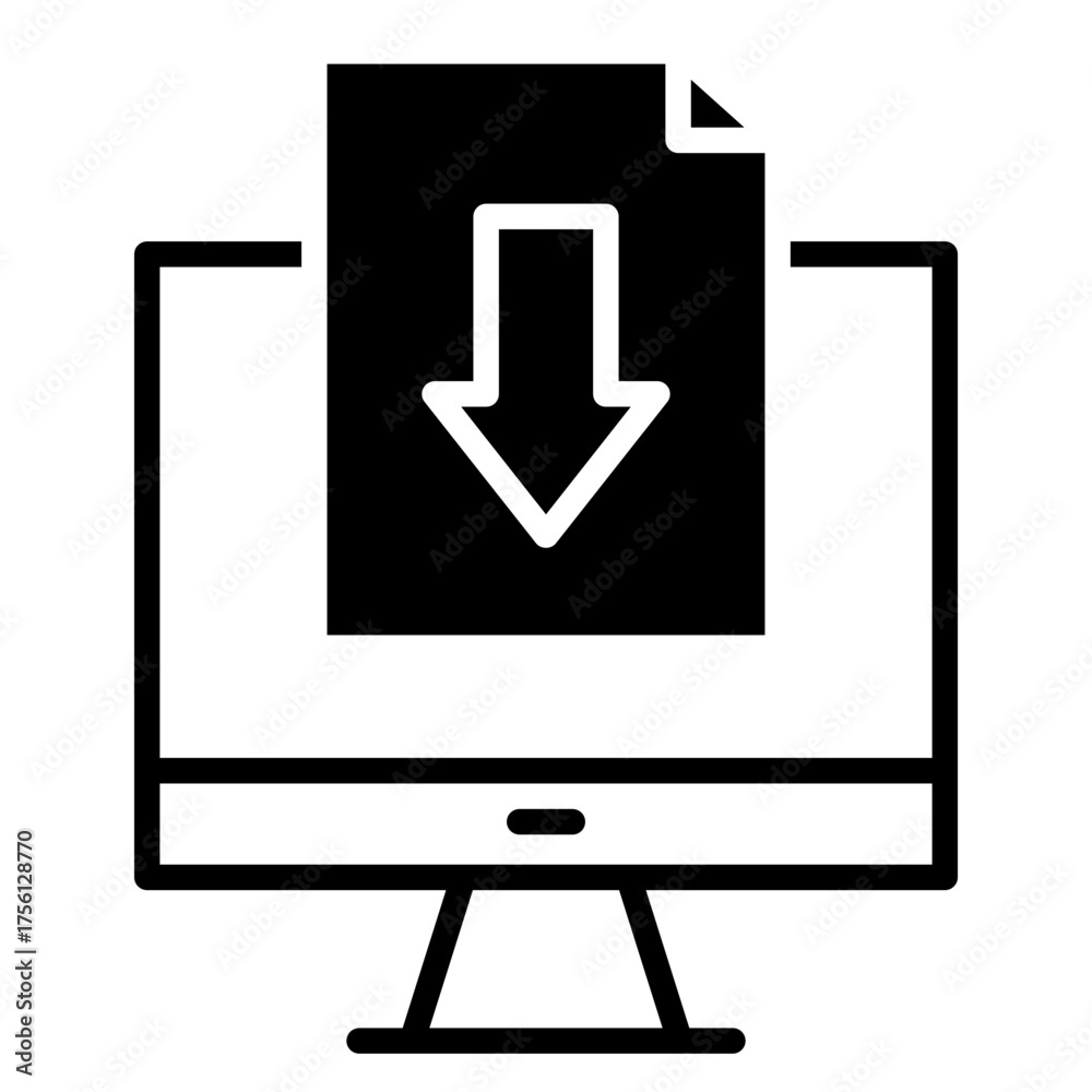 Fototapeta premium download icon