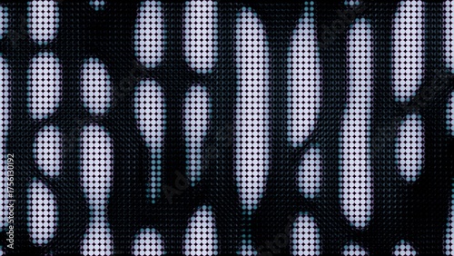 Close up of a tv screen switching off