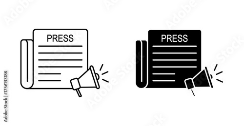 press release icon