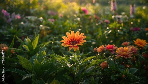 A well-known and stunning blossom in a garden during summer