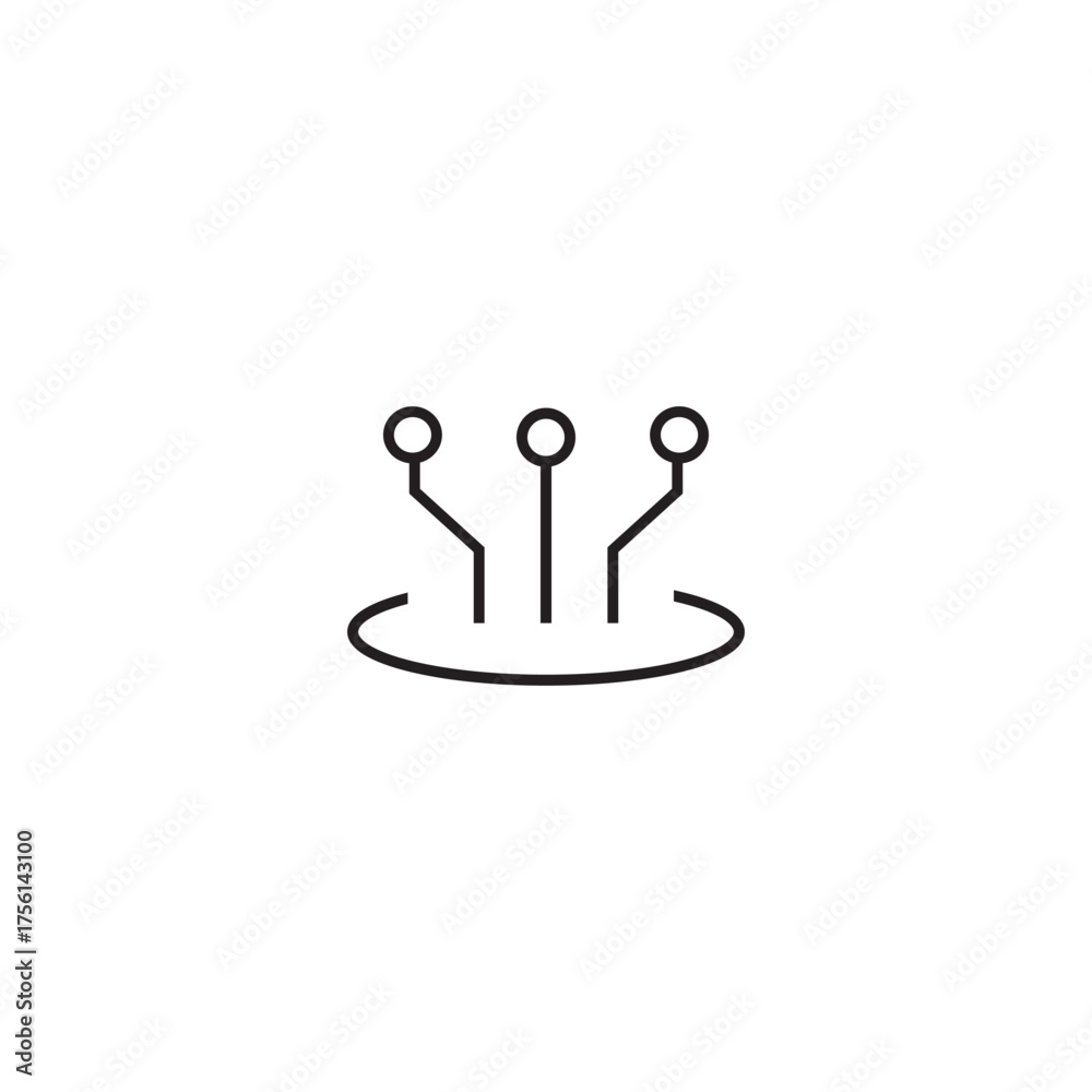 Fototapeta premium optical cable icon