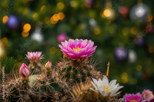 Detailed view of a bright p...