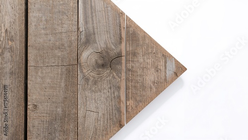 Detailed view of a wooden d...