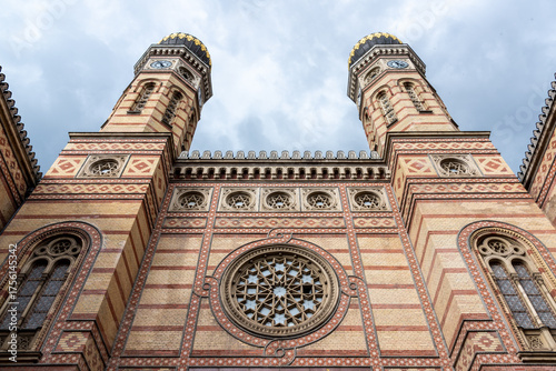 Dohany Street Synagogue known as the Great Synagogue, the largest synagogue in Europe, in Budapest, Hungary