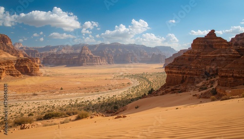 Stunning views of a vast de...