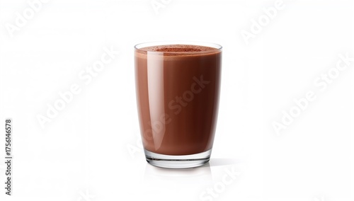A clear glass filled with s...