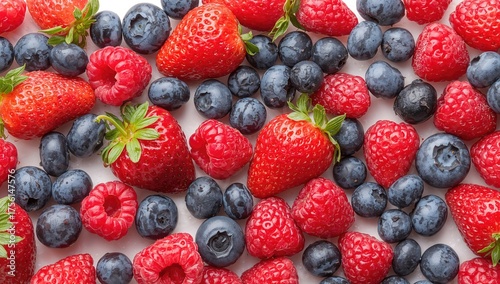 Freshly picked ripe berries...