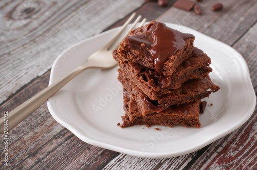 Top view of a pile of choco...