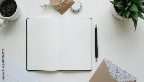 Woman's Desk Featuring Empt...
