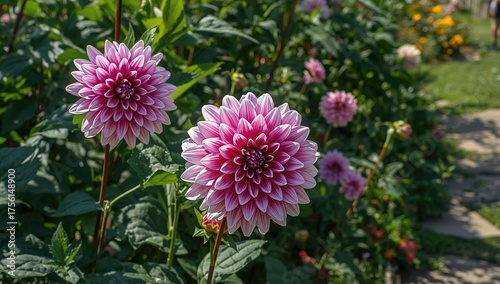 Blooming Dahlia Blooms