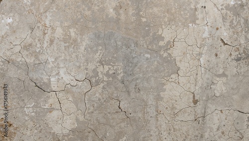 Detailed View of Aged Concr...