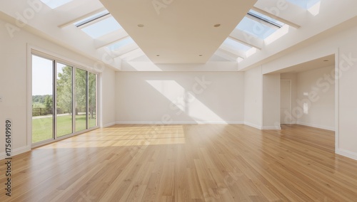 Unfurnished dining area wit...