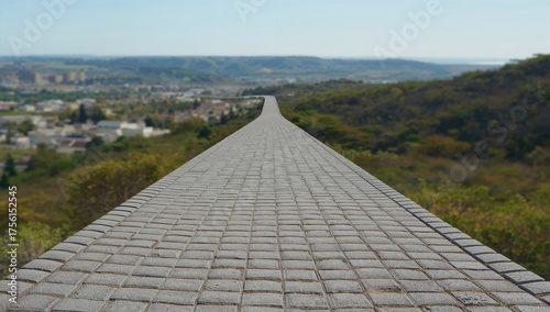 An extended uphill path mad...