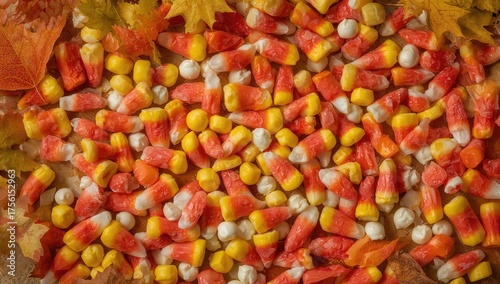 Various kinds of candy corn